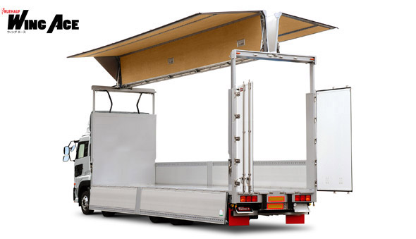 The roof lift height has been increased to 800 mm, enabling smooth loading and uploading of cargo at the full inner height.