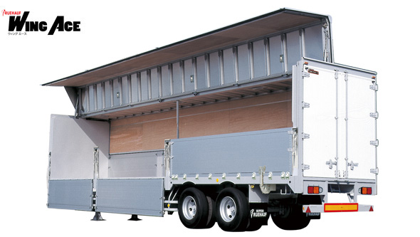 The nouvelle wing trailer leads the era of high-capacity, high-speed trailer transport.