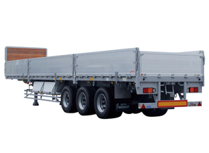 Platform Trailer with Sidegates (three-axle flatbed)